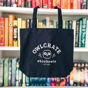 #bookowls Tote Bag — Black