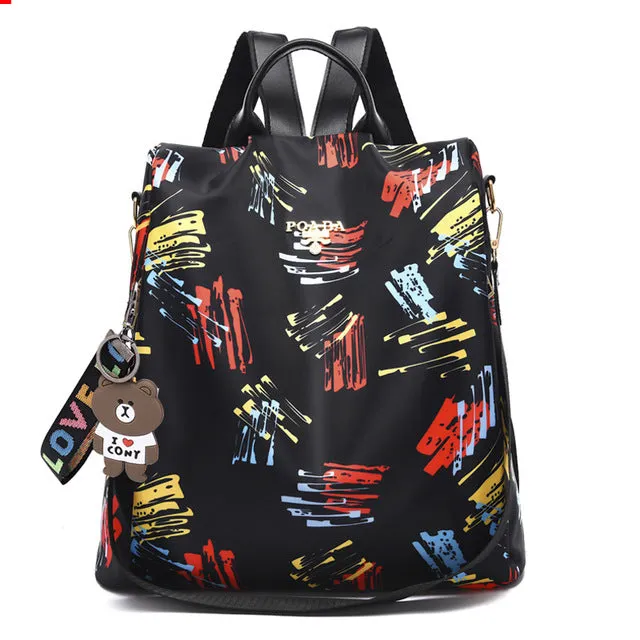 Fashion Anti Theft Waterproof Women Backpack