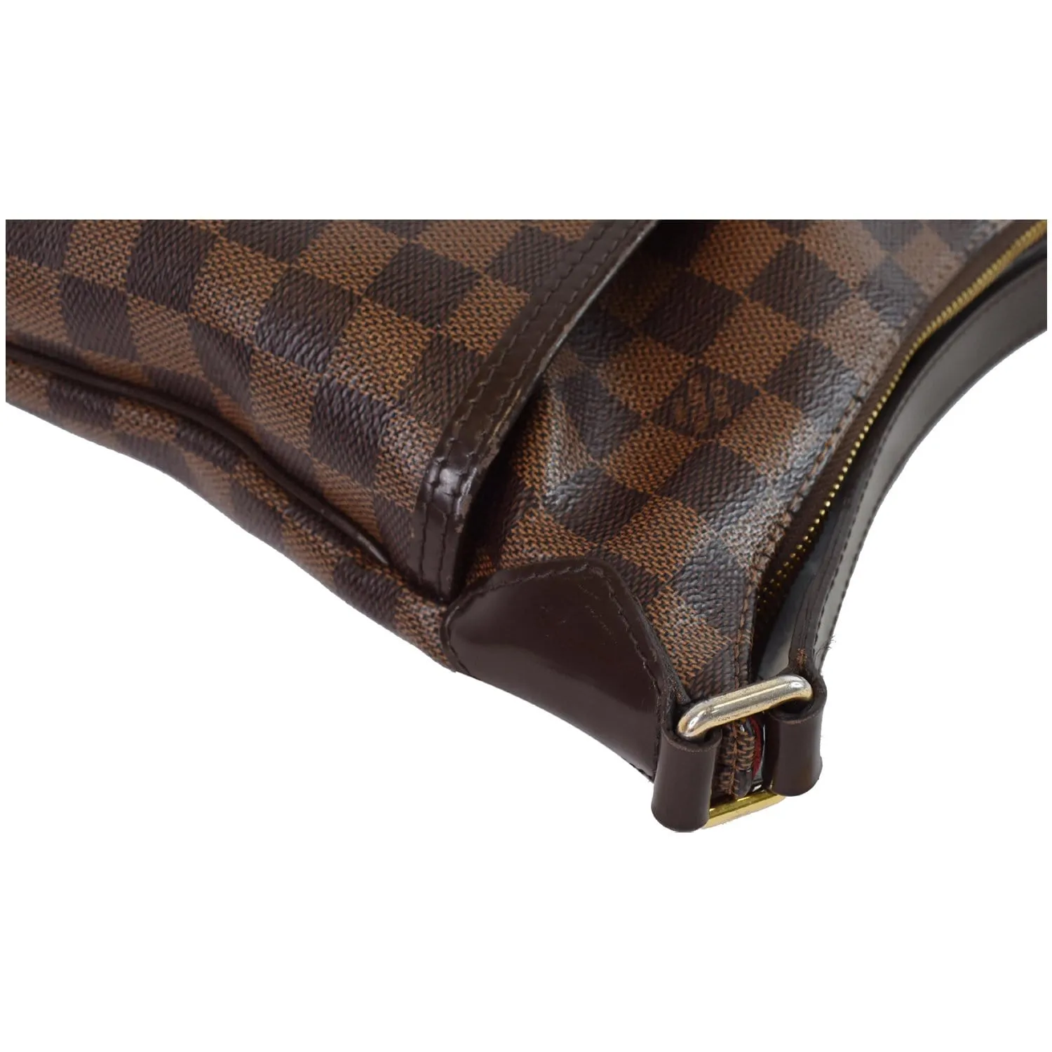 LOUIS VUITTON Bloomsbury PM Damier Ebene Crossbody Bag Brown