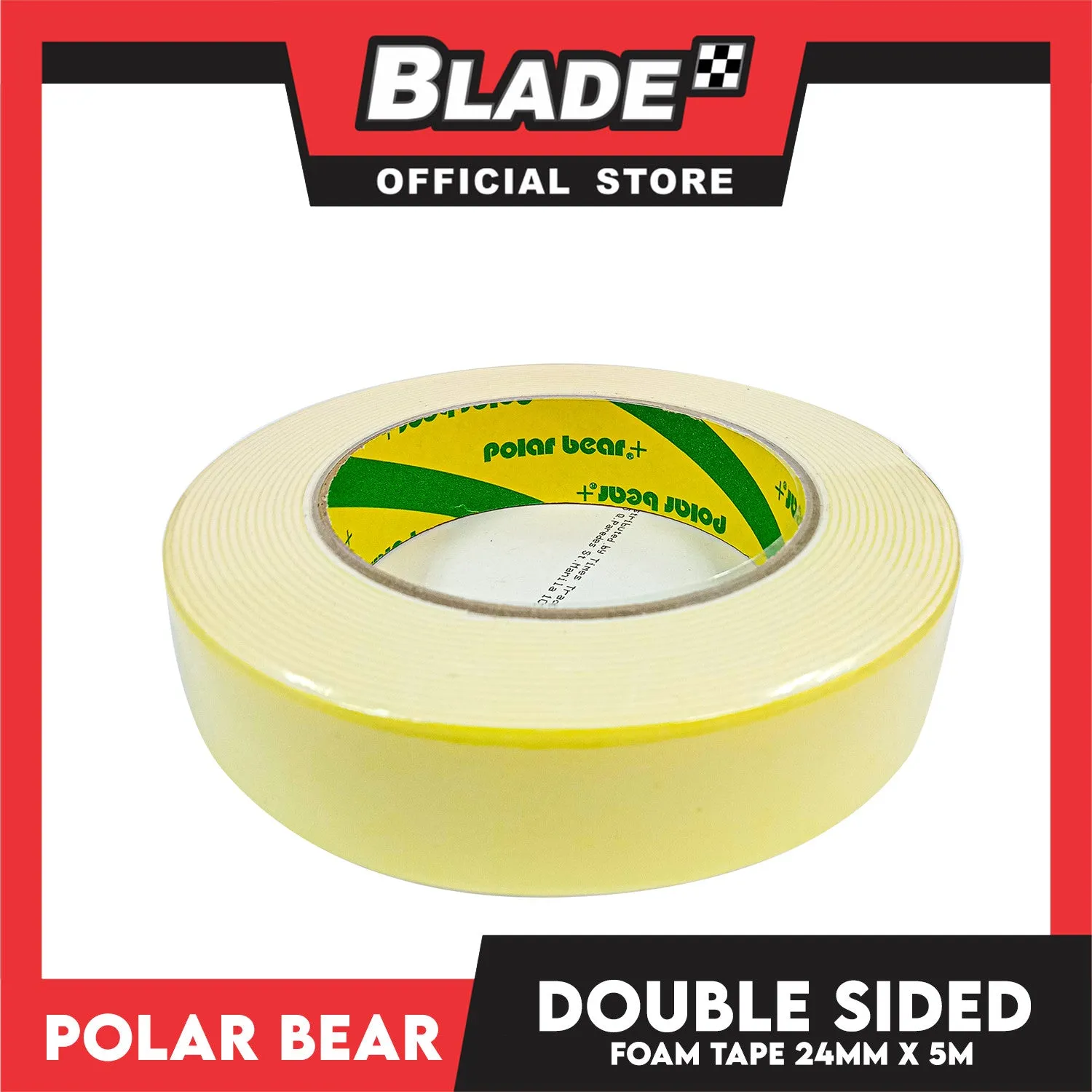 Polar Bear Power Double Sided Foam Tape 24mm x 5m SP1024
